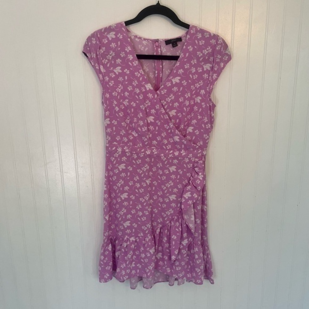 J. Crew Light Pink/Lilac Floral Dress - 4